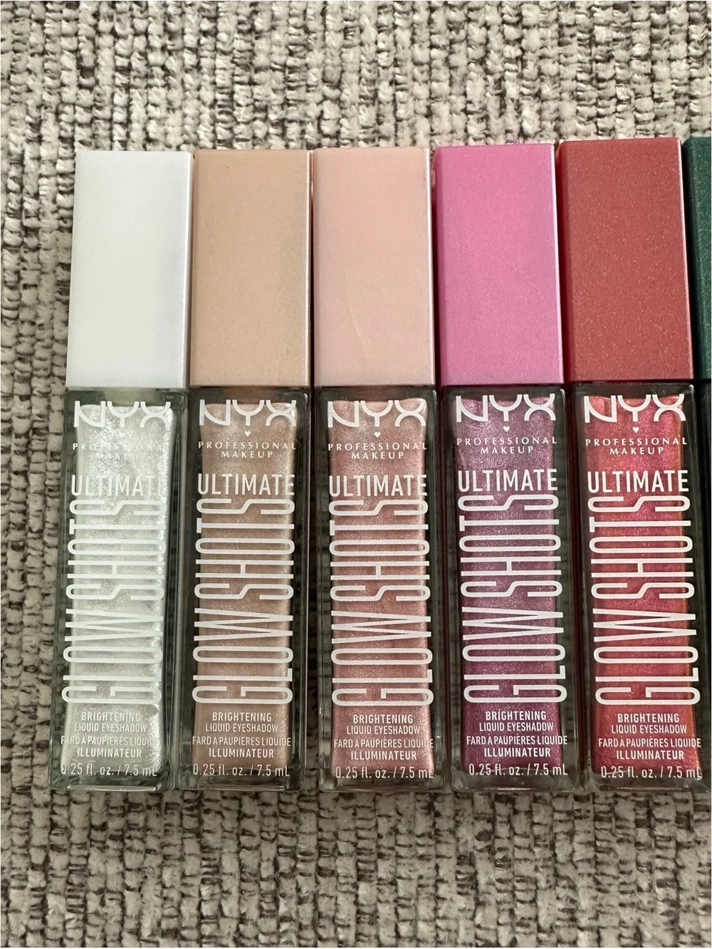 BRAND NEW NYX Makeup Ultimate Glow Shots Brightening Liquid Eyeshadow Lot of 10